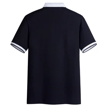 Mados Tendencija 2022 Prekės ženklo Mados Polo Marškinėliai trumpomis Rankovėmis vyriški Vasaros Medvilnės Kvėpuojantis Top marškinėliai Azijos Dydis M-4XL