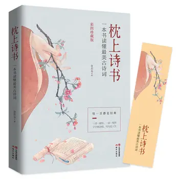 6PCS/Set Labiausiai Klasikinis Kinų Poezijos Tang Dinastija Daina Eilėraščių Knyga Spalvinga Teptuku Piešimo Vidinių Puslapių Literatūros Dovana