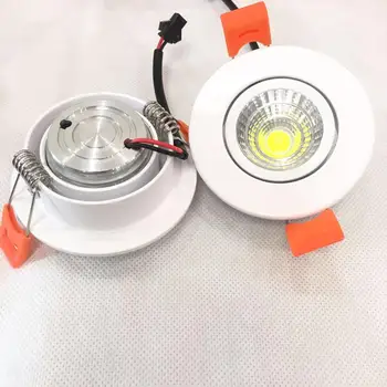 Mini 3W LED Embedded Lubų Žemyn Šviesos Lempos, LED Šviestuvai už Kambarį Spinta Miegamajame