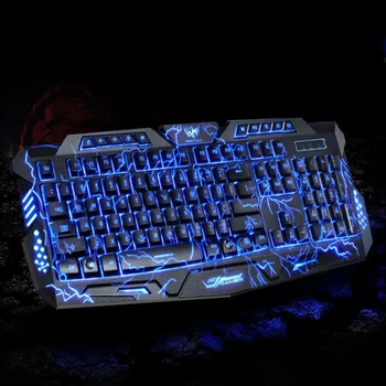 Laidinio Žaidimų Klaviatūra, LED Apšviestas foninio Apšvietimo Klaviatūra Kompiuteris PC Nešiojamas M17F Originali Pardavimo Rekomenduojame Nemokamas pristatymas