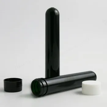 Naujas Dizainas 24 x 30ml Tuščias Juosvas žalia Pet Vamzdis su balta juodas Dangtelis 30CC Plastikinis Vamzdelis Ekranas Vamzdis Saldainiai Atveju Konteineriai