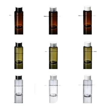150ML RUDA/ŽALIA/SKAIDRI plastikinė PET butelis su big plastiko dangtelis, skirtas losjonas/emulsija/serumo/šampūnas/tonerio kosmetikos pakuotės