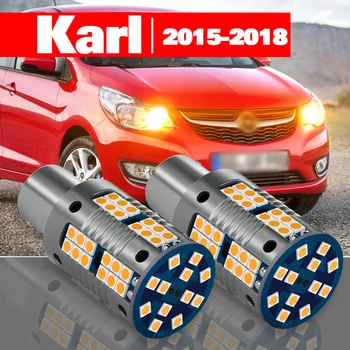 Opel Karlo-2018 Priedai 2vnt LED Posūkio Signalo Lemputė. 2016 m. 2017 m.