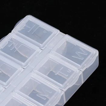 8 Tinklų Plastikinių Talpinimo Atveju Namų Organizatorius Papuošalai Karoliukai Tabletes Dėžės Dalys