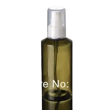 150ML GREEN/TRANSPRENT /RUDI PET butelio ar losjonu / emulsija butelis paspauskite siurblys butelis plastikinis buteliukas naudojamas kosmetikos