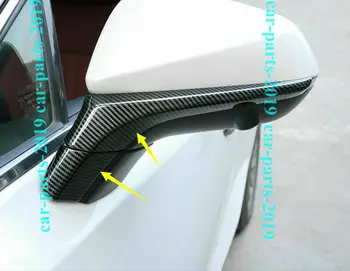 Tinka LEXUS RX350 450h 2016-19 Informacijos Apie ABS Anglies Pluošto Šoninės Durys galinio vaizdo Veidrodis Padengti Apdaila Liejimo Automobilių Reikmenys 4P