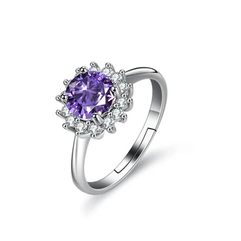 Akvamarinas spalvos cirkonis perlas 925 Sterlingas Sidabro Žiedas moterų sužadėtuvių žiedas perdėti mados sidabro papuošalai žiedas