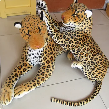 Didelis Dirbtinis gyvūnų leopardas, liūtas karšto pardavimo pliušinis žaislas, lėlės, imitavimo leopard 