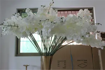 SPR 10vnt/vnt Nemokamas pristatymas dirbtinių drugelių orchidėja šilko gėlių vestuvių stalo centerpieces gėlių dekoracijos šalis