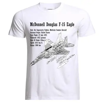 F-15 Eagle Oro Naikintuvo Projektas T-Shirt. Vasaros Medvilnės trumpomis Rankovėmis O-Neck T Shirt Mens Naujas S-3XL