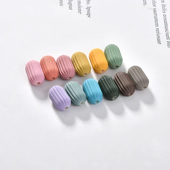 Macaron spalvos kaklaraištis gumos dažų dryžuotas skiltyje tiesiai skylę granulių papuošalai medžiaga 