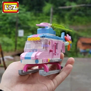 LOZ Mini Blokų, Transporto priemonės, Statybinės Plytos Prabanga Sraigtasparnio Modelis Žaislas Micro Blokai Merginų Dovanos Vaikams Pateikti 1121