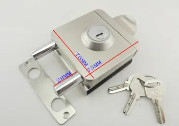 Folder Lock centrinio stiklo durys frameless durų spynos (3 Kompiuterio Klavišus)