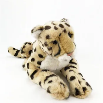 Mielas pliušinis leopard žaislas modeliavimas aukštos kokybės leopardo lėlės dovana, apie ne didesnis kaip 36 cm